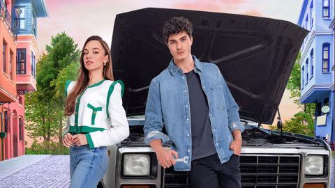 مسلسل من يقع بنفسه لا يبكي الحلقة 8 مترجم قصة عشق HD